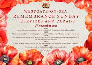 Remembrance Sunday Services and Parade