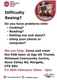 Kent Association for the Blind Support